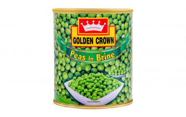 Golden Crown Peas In Brine   Tin  800 grams